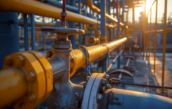 Oil refinery pipes, valves, fittings and parts. Oil and gas production and transportation